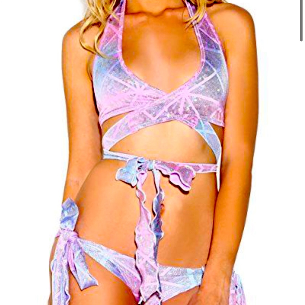 iHeartRaves savage wrap around top